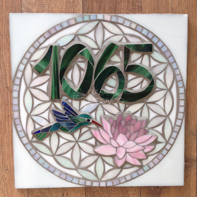 Mandala e número de mosaico