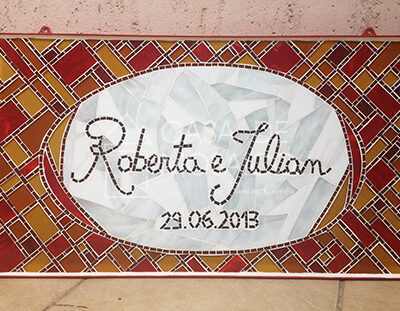 Quadro personalizado em mosaico